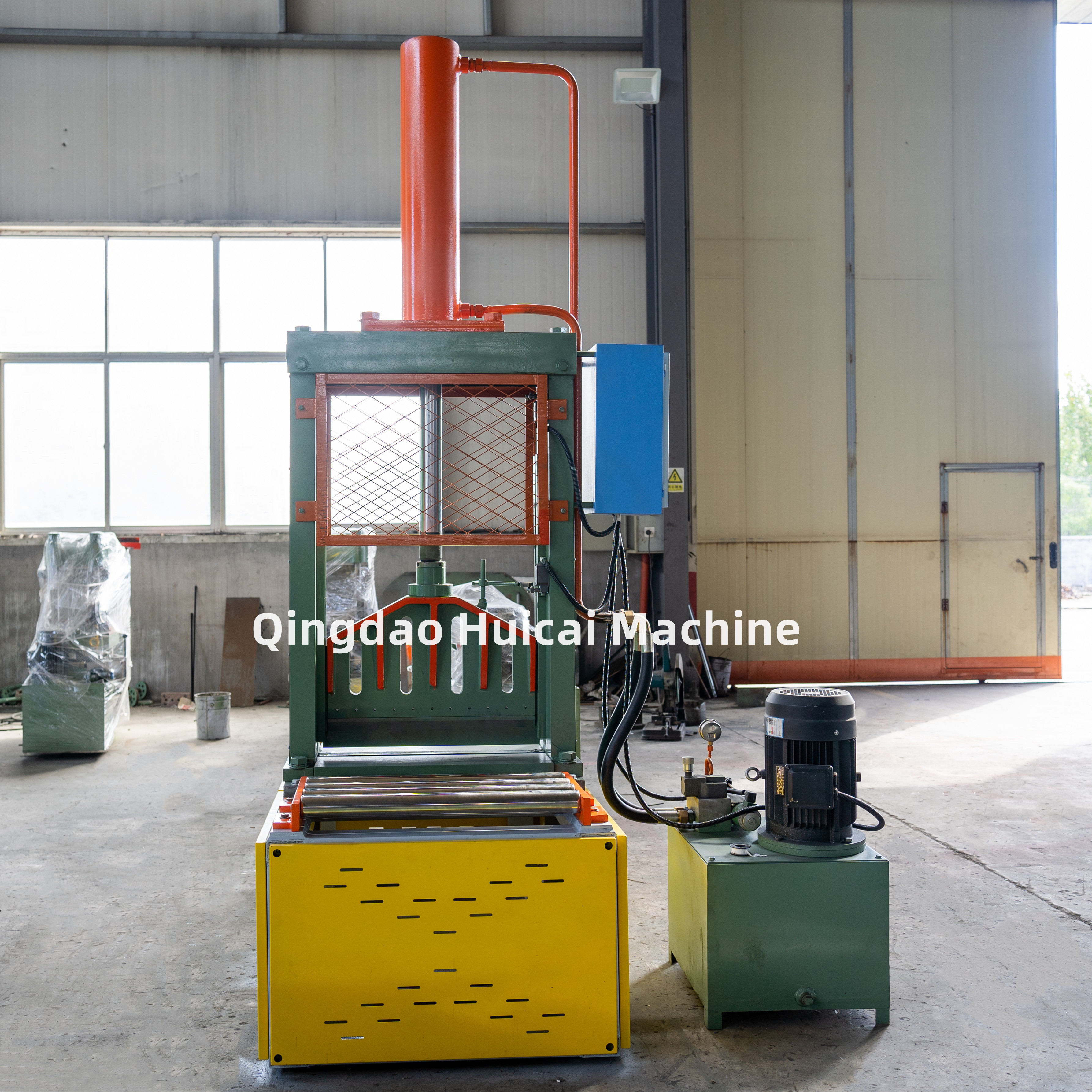 680 mm Knife Stroke XQL-125 Hydraulic Rubber Cutting Machine for PVC and Rubber