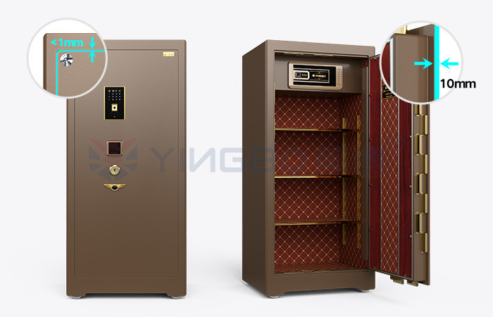 Dual Alarm Luxury Commercial Safe Box Fingerprint Lock For Security YB/ZY-120