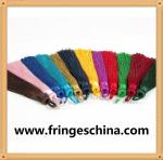 Fashion fluorescent mini tassels trimming fringe for pillow and graduation cap