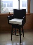 Luxury Home Patio / Balcony Resin Wicker Bar Set , UV Resistant