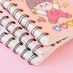 Fashion Eco A7 Friendly Animal Custom Mini Kawaii Kids Cute Spiral Notebook for