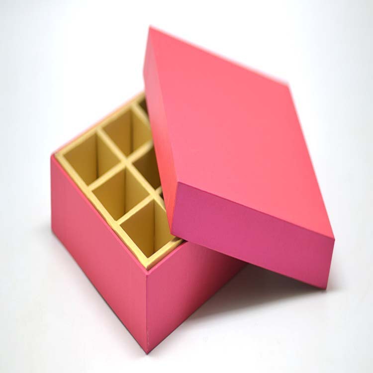 luxury three bottle tea packaging drawer box flat color paper tea gift box