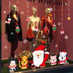 Holiday Decorative PVC 3d Christmas Vinyl Wall Stickers PMS/CMYK Colour