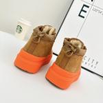 Winter Cowhide Wool Warm Thick-Soled Snow Boots Waterproof Non-Slip Three-Proof