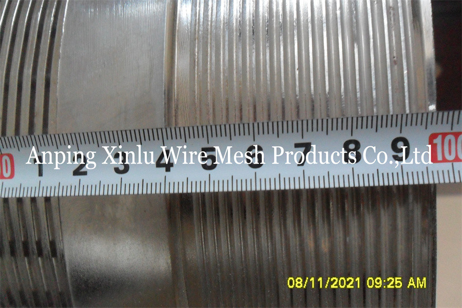 Johnson Wedge Wire Continuous Slot Screen Pipe For Groundwater