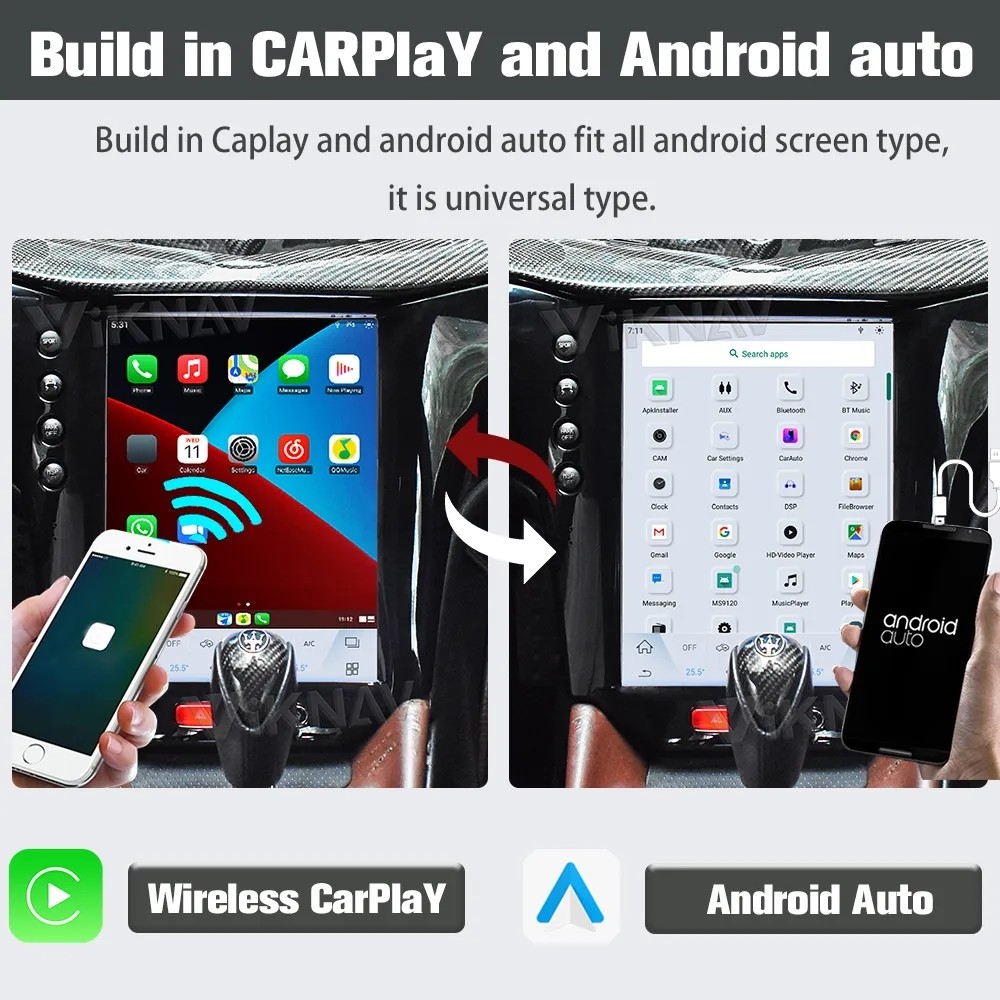 13.9 Inch Touch Sreen Stereo GPS Navigation Multimedia Player For 2007-2017 Maserati GT GC Android Wireless Carplay 4G