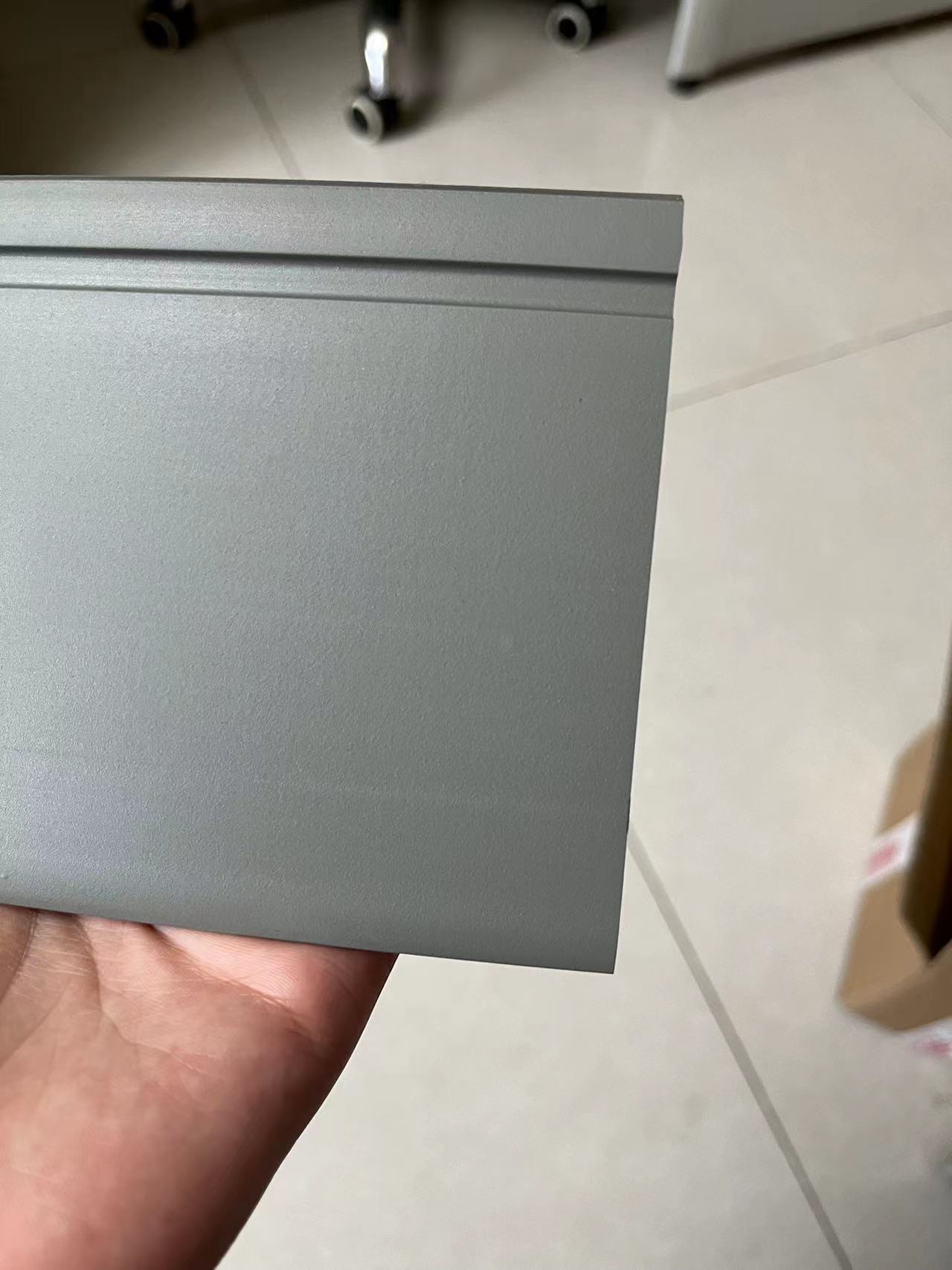 Scratch-resistant Vinyl Cove Base Skirting Board PVC Baseboard Wall Base in Choice Color