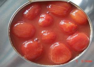Quality Round Canned Fruit , Long Life Fresh Whole Peeled Canned Tomato Products wholesale