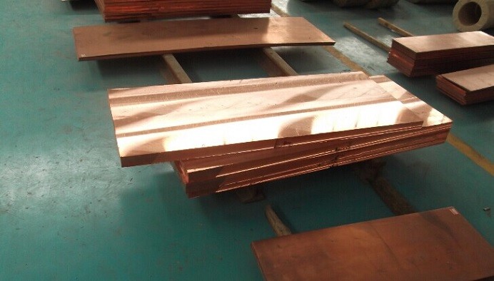 0.2 - 120mm Thickness Solid Copper Sheet Stock T2 C11000 C1100 With Coil / Foil Shape