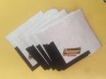 Permanent glossy adhesive beer label with gold or silver foil beer neck label