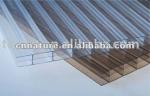 80%-95% Light Transmission Sun Sheets PC Embossed Sheets For Bus Station Shelter