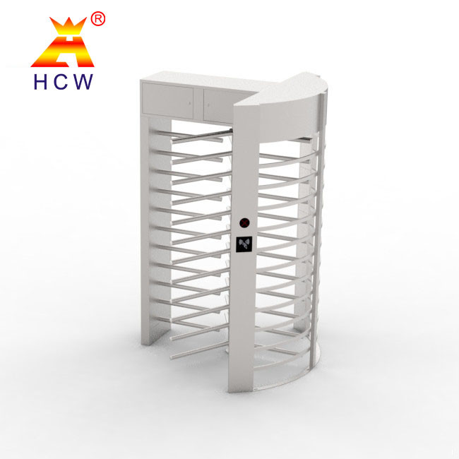 Manual Metal Revolving Gate Turnstile SS304 Full Height Door Gate