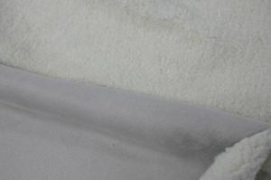 Quality 755gsm FUR:FUR: SHERPA PU: SOLID SUEDE Bonded Fabric wholesale