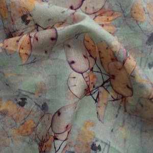 Quality Twill Viscose Tie Dye Rayon Challis Fabric meaning Floral Digital Printed wholesale