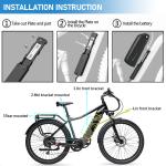 Various Lithium Electric Bicycle Battery Replacment For Ebike 24V 36V
