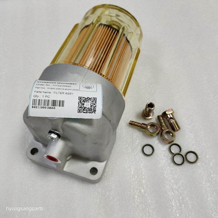 Excavator Filter Assembly 31940-93010 KHH12020 For CX130B CX160B CX210B CX240B
