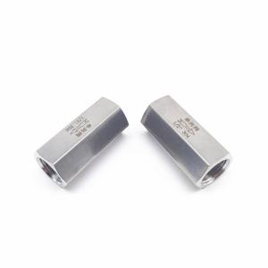 Quality Full Bore Stainless Steel 304 DN8-DN25 Hexagon Female Thread Non Return Air Check Valve wholesale