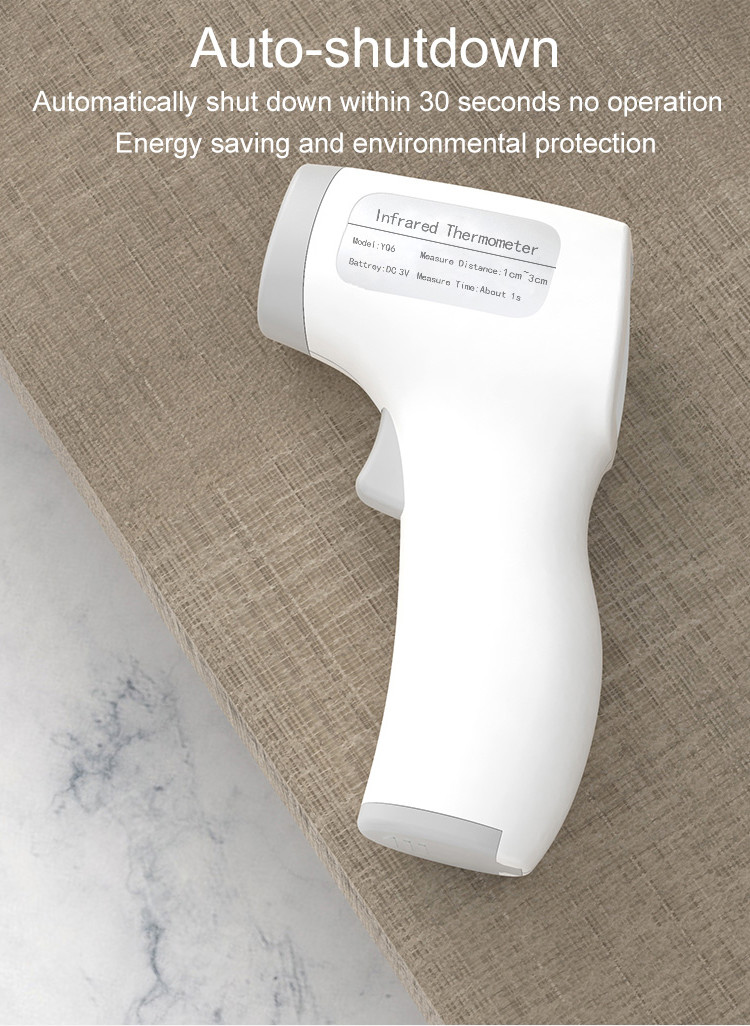 3.0V ISO13485 Forehead Non Contact Temperature Gun