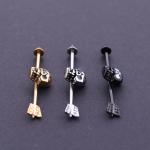 Hot Sale Skull Industrial Piercing Industrial Barbell Body Piercing Jewelry