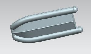 Quality Customizable One Time Molding Plastic Boat Canadian Canoe Mould wholesale