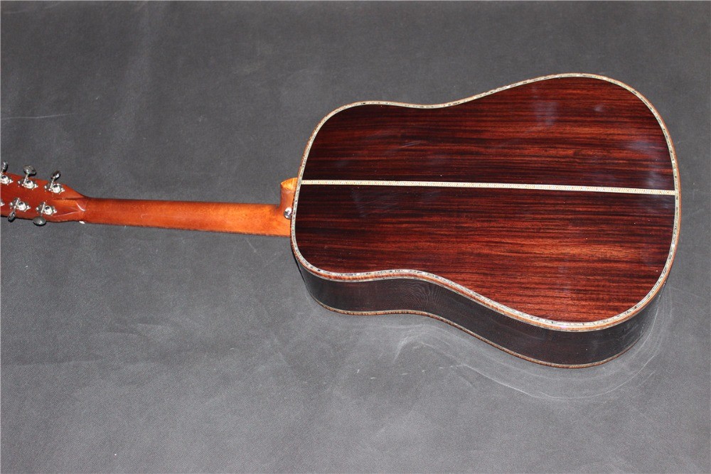 AAAA all solid dreadnought guitars customize D-45 handmade amazing acoustic guitar