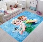 Cartoon Frozen polyester Fiber Living Room Floor Carpet Special Style