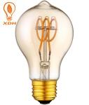E27 240V Spiral LED Filament Bulb A60 , 4w Soft White Vintage Light Bulbs 220V