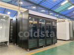Customize Supermarket Meat Showcase Display Vertical Freezer