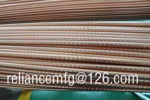 Quality Extrusion Corrugated Seamless B111 C12200 Spiral Copper Low Fin Tube For Heat Exchanger wholesale