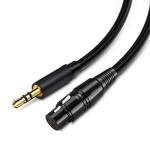 Customized 3.5 Mm Jack Coiled Cable 7 Pin XLR Male To Female 3 Pin Xlr For Video