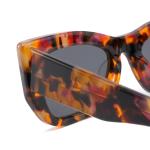 Rectangle Cateye retro Square Sunglasses 90s Acetate For Women