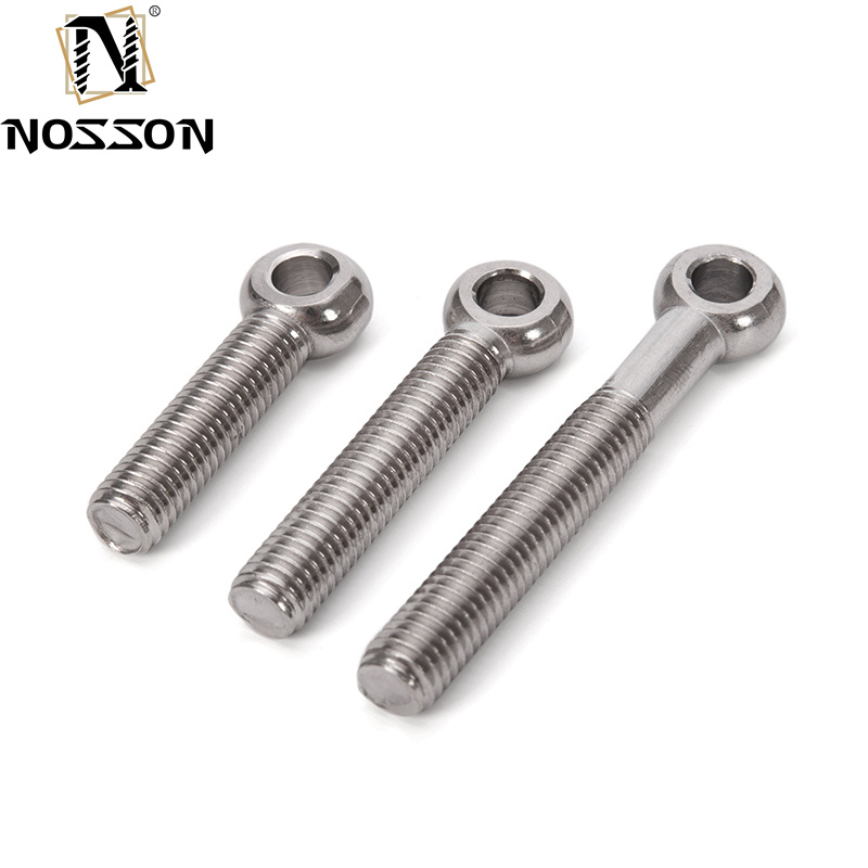 ZINC Finish Stainless Steel Eye Bolt M6-M30 in DIN Standard for Sturdy and Long-Lasting Fastening Solutions