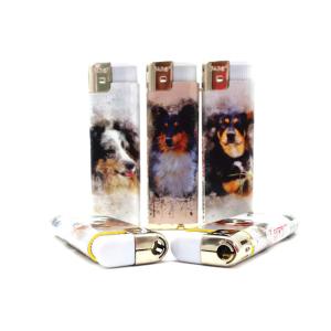 Quality ISO9001 Certification Custom Cigarette Butane Gas Plastic Electric Disposable Lighter wholesale