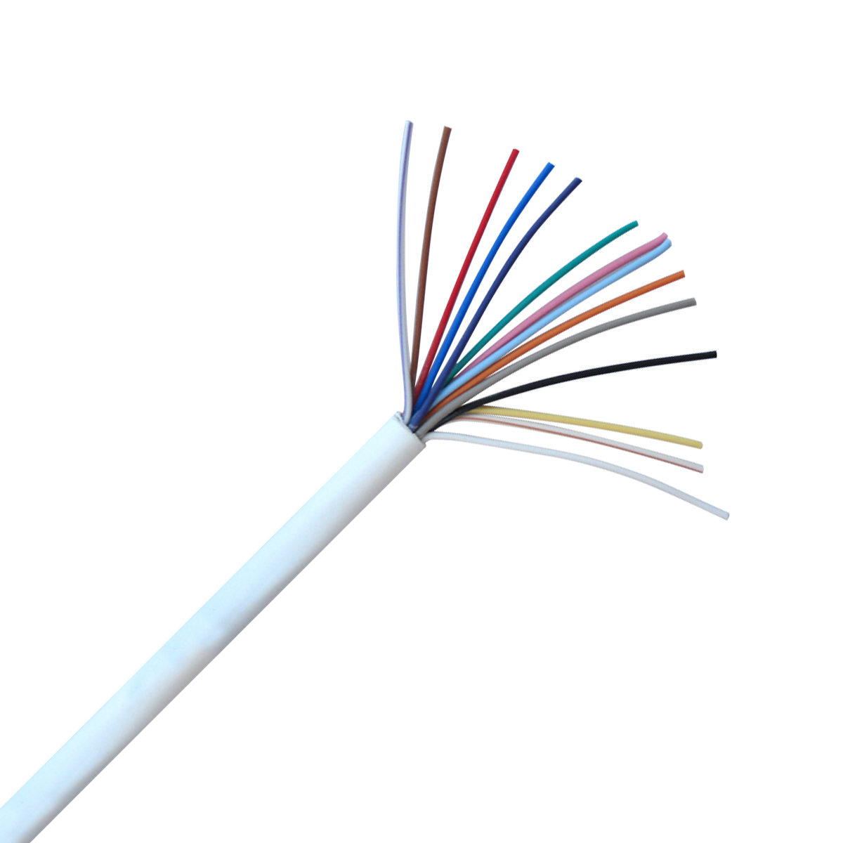 7*0.2mm Drain Wire Unshielded Stranded TCCAM Alarm Cable PVC Insulation and Jacket CPR Eca Control Cable