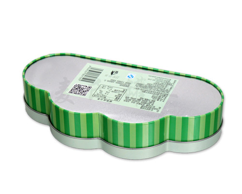0.23mm Thickness Candy Tin Container,CYMK Printed Box With Plastic Insert