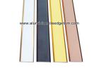 Interior Decorative Aluminum / Metal Flat Bar / Strip With 20mm Width