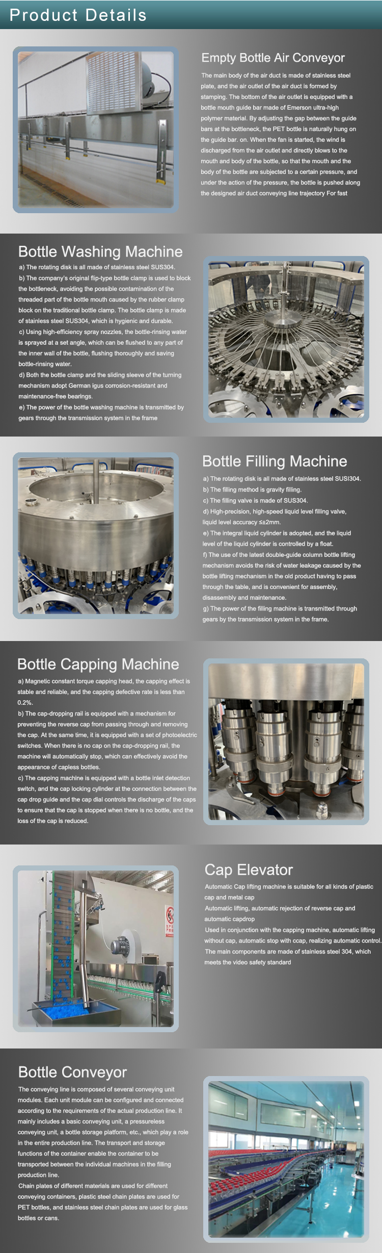 2000m2 450KVA Automatic Water Bottle Filling Machine A To Z ISO CGF