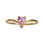 925 Sterling Silver Round Shape Rose Gold Platedt Morganite Cuff Earrings