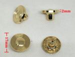 metal sewing jeans button custom logo metal buttons light gold