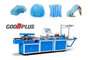 China CPE / Non Woven Bouffant Cap Making Machine Advanced Ultrasonic Welding on sale