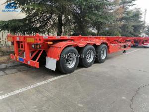 Quality Skeleton 3 Axles 40 Feets Container Semi Trailer wholesale