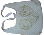 Square veins quilted non woven promotional Eco - friendly reusable carry bag