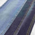9.0 Oz Elastic Denim Jeans Fabric 72'' Width Combed yarn