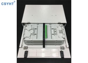Quality 2U 48 Port Rack Mount Optical Distribution Frame ODF 19 21 Inches Cold Roll Steel wholesale