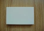 Kitchen Countertop White Quartzite Slabs Pure / Modified Acrylic Material