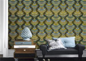 Quality Luxury Modern 3d House Wallpaper 0.53m*10m For Sofa Background , Eco Friendly wholesale