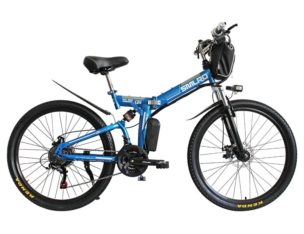 31MPH 26 Inch Folding Electric Bike With 1000W Rear Hub Motor