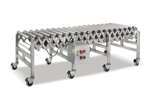 Quality Stainless Steel Motorized Flexible Extendible Roller Conveyor wholesale