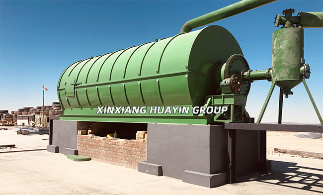 Small 5 Ton Waste Tyre Pyrolysis Plant Unit To Fuel Oil Process