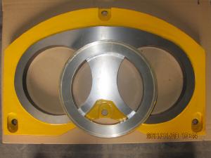 Quality CIFA ZOOMLION Concrete Pump Parts Spectacle Wear Plate DN230 001690201A0000004 wholesale